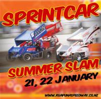 Sprintcar Summer Slam at Ruapuna Speedway